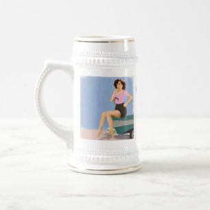 Caneca De Cerveja Troféus da parte alta da cidade da feira automóv