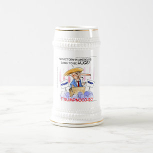 Caneca De Cerveja Trumpnocchio Coisas Divertidas de Donald Trump