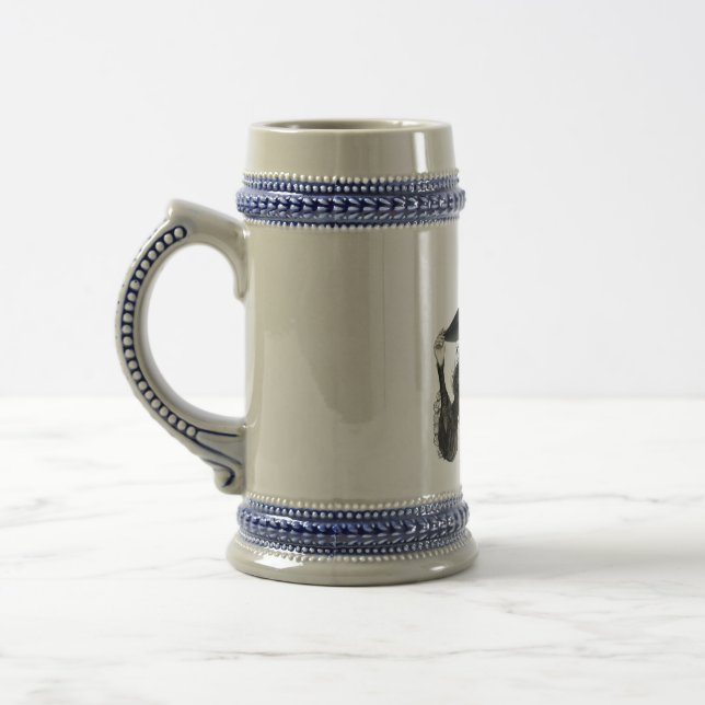 Caneca De Cerveja Tumba estética da bruxa (Esquerda)