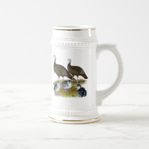Caneca De Cerveja Turkeys East Wild Family