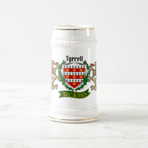 Caneca De Cerveja Tyrrell/Terrell Irish Shield