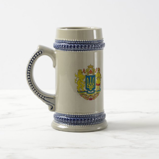 Caneca de cerveja ucraniana da cerveja do símbolo (Esquerda)