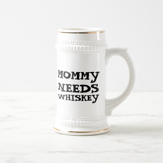 CANECA DE CERVEJA UÍSQUE PARA A MAMÃE (Direita)