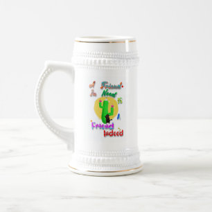 Caneca De Cerveja Um Amigo na Necessidade é um Amigo de Verdade