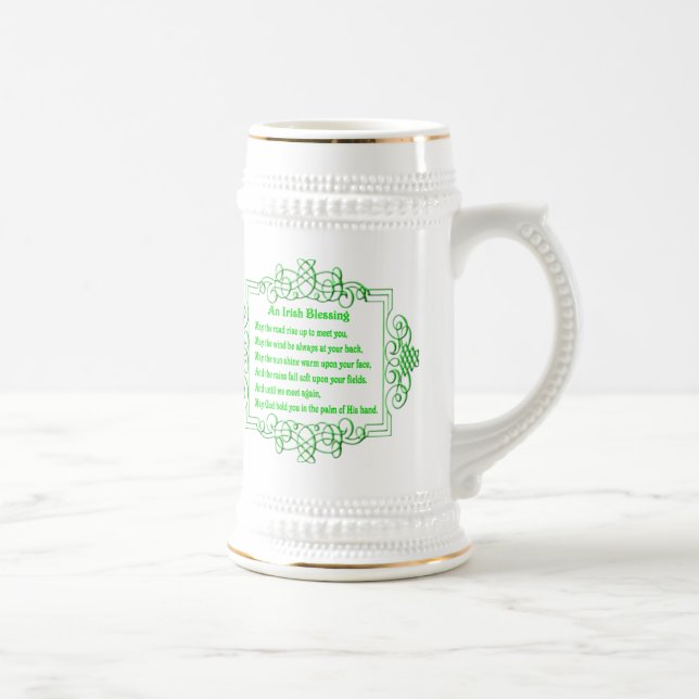 Caneca De Cerveja Um Irlandês Benching Mug (Direita)