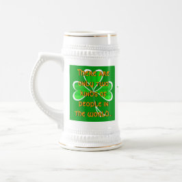 Caneca De Cerveja Um Irlandês Dizendo