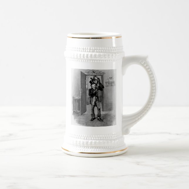 Caneca De Cerveja Uma canção de natal do Natal: Tim minúsculo (Direita)