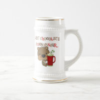 Urso do menino do perito do chocolate quente