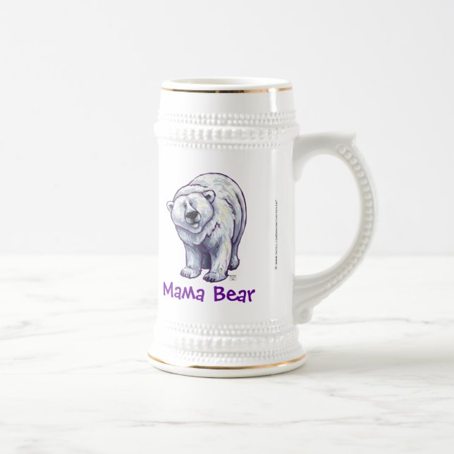 Caneca De Cerveja Urso Polar Bonito para a Mãe (Direita)