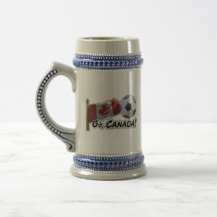 Caneca De Cerveja Vá, Fã de Futebol do Canadá
