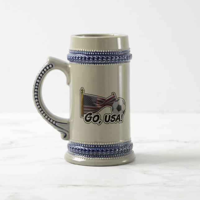 Caneca De Cerveja Vá, Fã de Futebol dos EUA (Esquerda)