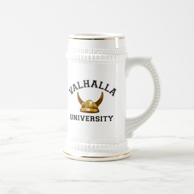 Caneca De Cerveja valhallaUblack10x10 (Direita)