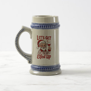 Caneca De Cerveja Vamos nos Enlouquecer de Elfos Sarcasmo Natal Vinh