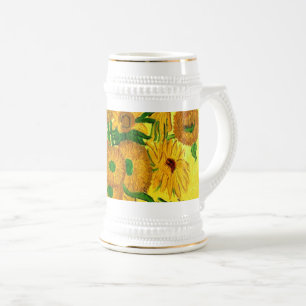 Caneca De Cerveja Van Gogh Sunflower