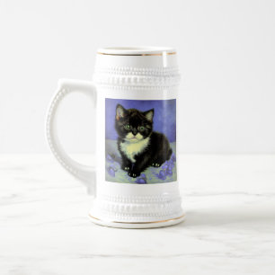Caneca De Cerveja Van Gogh Tuxedo Kitten