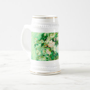 Caneca De Cerveja Van Gogh White Roses