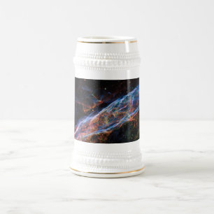 Caneca De Cerveja Veil Nebula Supernova Mantém Telescópio Hubble