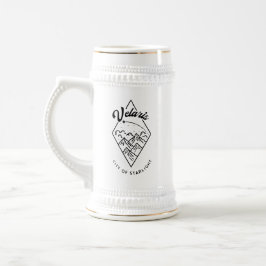 Caneca De Cerveja Velaris ACOTAR Vintage Parecendo