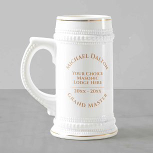 Caneca De Cerveja Venerável Mestre Maçônico