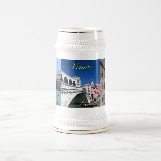 Caneca De Cerveja Veneza bonita, ponte de Rialto (Centro)