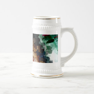 Caneca De Cerveja Vento Escuro Cubo Centrado