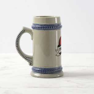 Caneca De Cerveja Verdadeiro Coração de Tatuagem de Amor Clássico