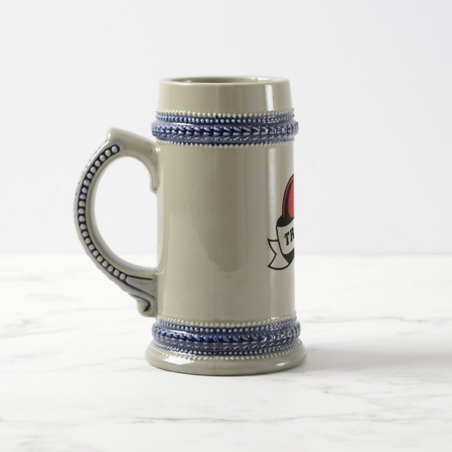 Caneca De Cerveja Verdadeiro Coração de Tatuagem de Amor | Clássico  (Esquerda)
