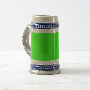 Caneca de Cerveja Verde Neon Personalizada