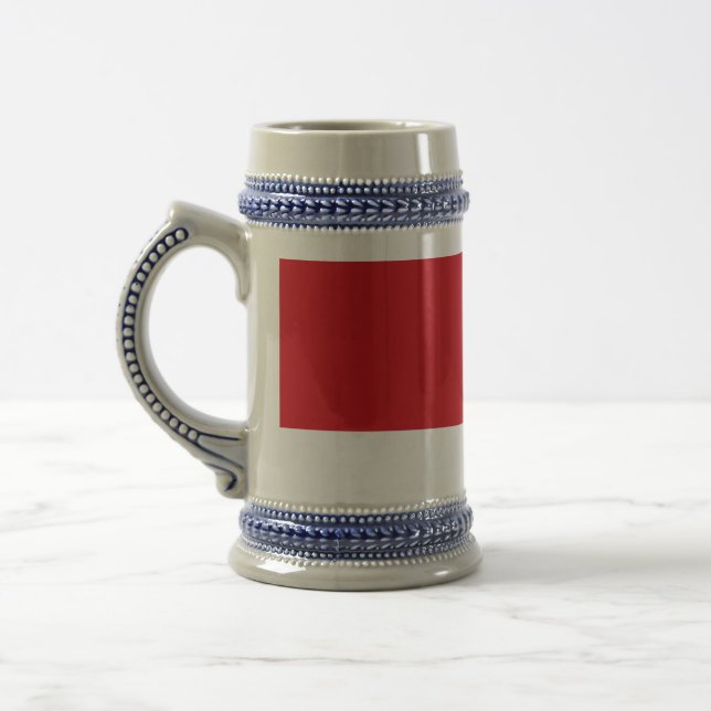 Caneca De Cerveja Vermelho listrado (Esquerda)