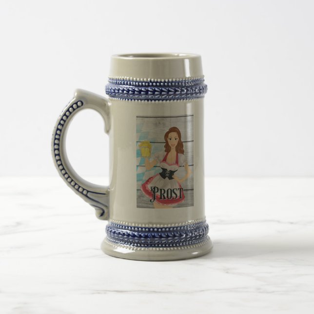 Caneca De Cerveja Vestir Dirndl Beber Celebrar Bier Oktoberfest (Esquerda)