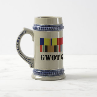 Caneca De Cerveja Veterano de Iraque e de Afeganistão