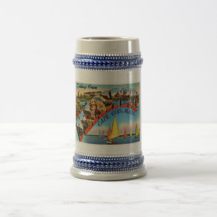 Caneca De Cerveja Viagem velho das MÃES de Dennisport Cape Cod
