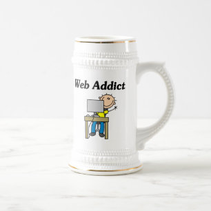 Caneca De Cerveja Viciado em Internet