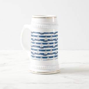 Caneca De Cerveja Vida Costeira Oceanos Azuis