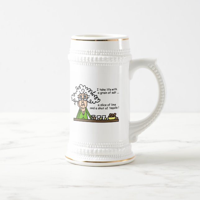 Caneca De Cerveja Vida e Tequila Humor (Direita)