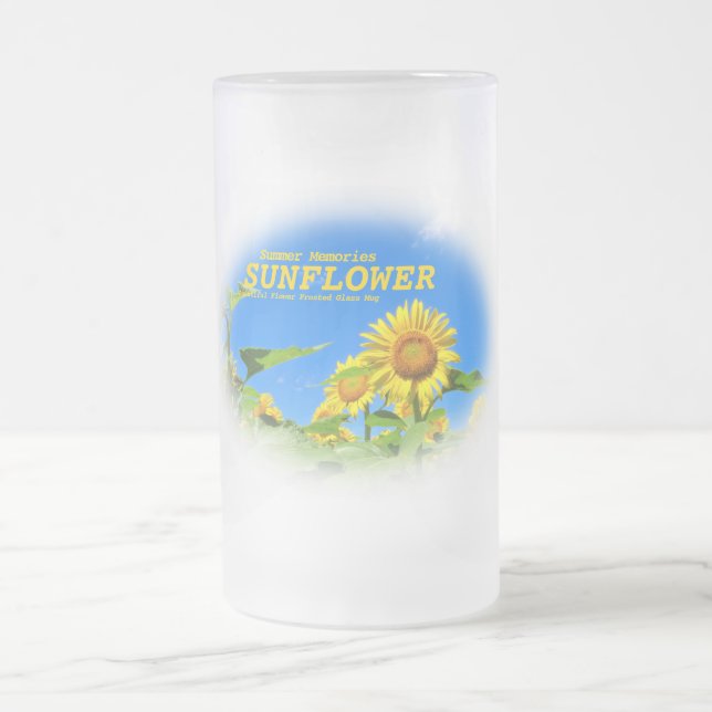 CANECA DE CERVEJA VIDRO JATEADO ひ ま わ り (Centro)