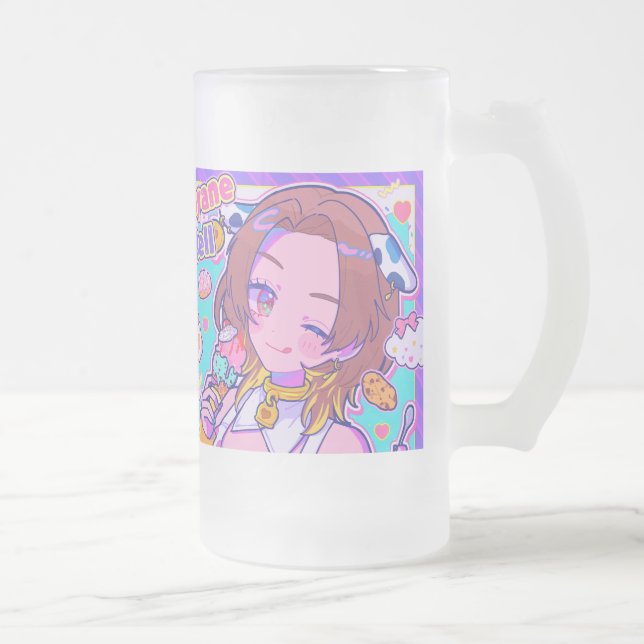 CANECA DE CERVEJA VIDRO JATEADO メタモルフォーゼべる (Direita)