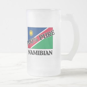 Caneca De Cerveja Vidro Jateado 100 por cento NAMIBIANO
