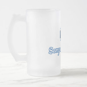 Caneca De Cerveja Vidro Jateado 16 oz. Fosco Vidro Esvaziador Vigilância caneca de