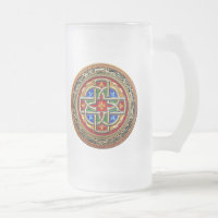 [200] Cruz Celta [Dourado+Enamel]