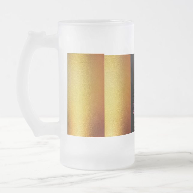 Caneca De Cerveja Vidro Jateado "2024: Um ano para lembrar - Mug impresso" (Esquerda)