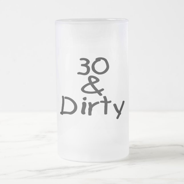 Caneca De Cerveja Vidro Jateado 30 e sujo (Centro)