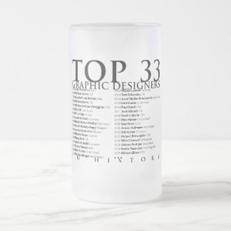 Caneca De Cerveja Vidro Jateado 33 principais designers de gráficos no histórico_0