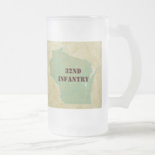 Caneca De Cerveja Vidro Jateado 3ò Forças armadas vermelhas da brigada da seta d