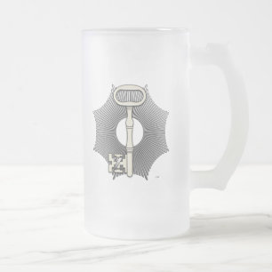 Caneca De Cerveja Vidro Jateado 4.o grau: mestre secreto ou viajante mestre