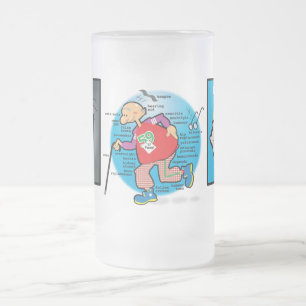 Caneca De Cerveja Vidro Jateado ' 59er aposentado? Não mim