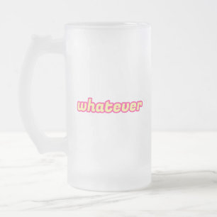 Caneca De Cerveja Vidro Jateado A Arte "O Que Quer"