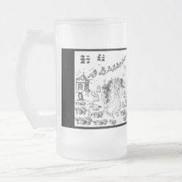 Caneca De Cerveja Vidro Jateado A Cerimônia Assombrada -