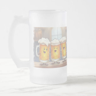 Caneca De Cerveja Vidro Jateado A Felicidade é uma Cerveja Pequena