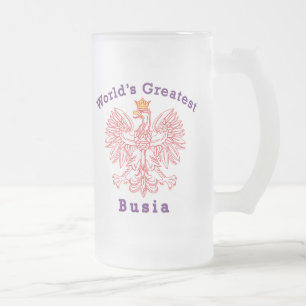 Caneca De Cerveja Vidro Jateado A maior águia busia do mundo